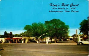 Postal King's Rest Court Motel Albuquerque Nuevo México - Imagen 1 de 2