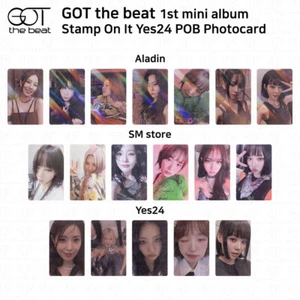 GOT The Beat The 1st Mini Album Stamp On It POB Photocard Aladin SM Store Yes24 - Picture 1 of 58