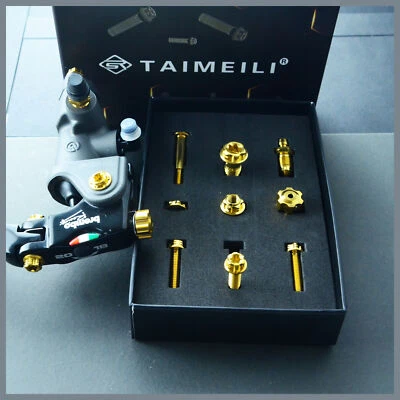 For Brembo VRC VRE RCS Tuning  Titanium Bolt Radial Master Cylinder Screw Kit - Image 1 of 4