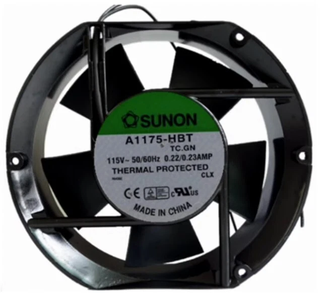 SUNON A1175-HBT TC.GN 115V 0.22A-0.23A 17251 17cm Cooling Fan - Image 1 of 1