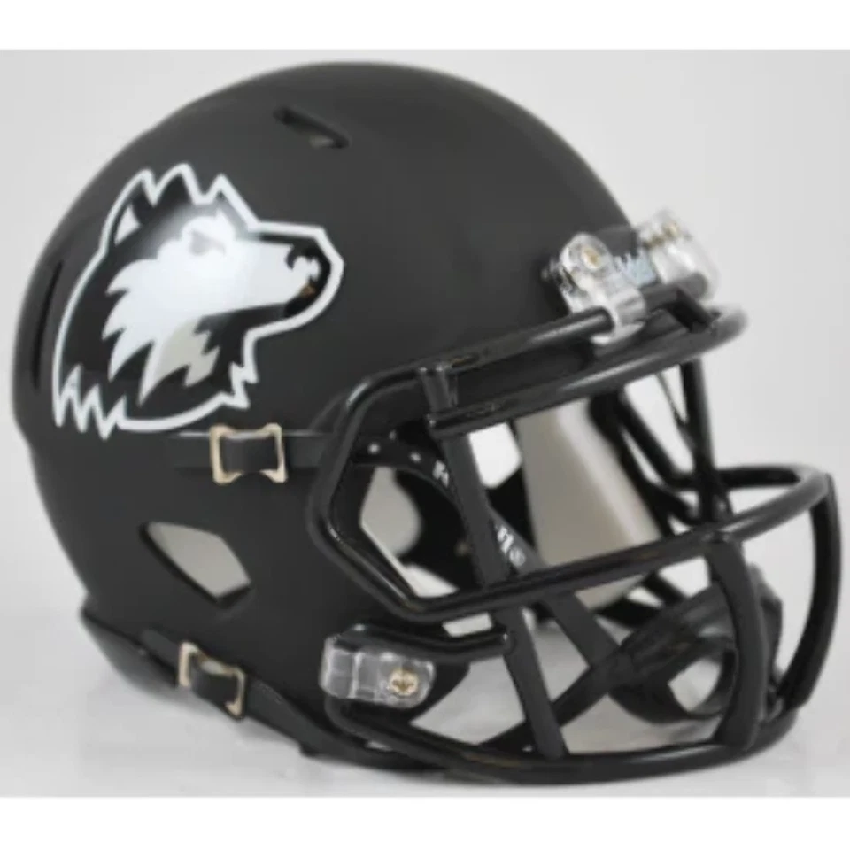 Northern Illinois Huskies NCAA Mini Speed Football Helmet Matte Black - NCAA. - Image 1 of 1