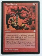 MTG 1995 Blood Frenzy Tempest Regular Common