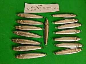 15 - 1,5 Unzen Gewicht Minnow Blei Metall Angeln Jigging Gießen Löffel Köder - Bild 1 von 5