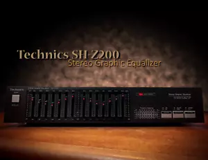 TECHNICS SH-Z200 ๐RaRe๐ Vintage Stereo Graphic Equalizer - Picture 1 of 6
