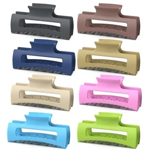 4.1 inch Large Claw Hair Clips for women/Girls Pack of 8 BULK Pricing Available - Picture 1 of 9