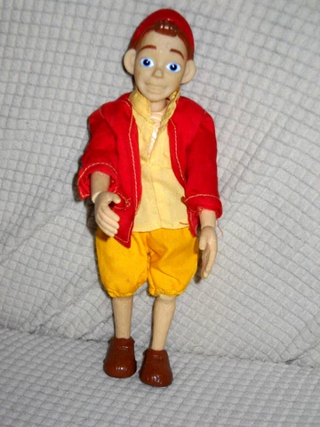 The Adventures of Pinocchio Doll 1996 Equity Toys, 8" Vinyl Figure Boy Doll Cover