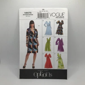 Vogue Patterns V8575 Womens 8-14 Pull-Over Dress Sewing Pattern UNCUT - Picture 1 of 6