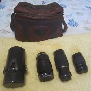 Lot of (3)  Camera Lens,  Spiratone Proxitel, Super Albinar, Sears Mc