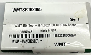 WIDIA Indexable Thread Turning Tool Holder Right Hand 1in Shank Wd 6in 1in - Picture 1 of 6