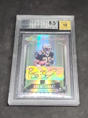 Reggie Bush 2006 Select Inscriptions Rookie RC Beckett Graded BGS 8.5 & 10 Auto - Image 1 of 2