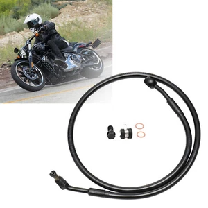 Harley 31.95" Front Brake Line for Softail Low Rider Slim Street Bob 18-up W/ABS - Picture 1 of 7