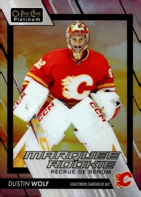 Dustin Wolf - 2023-24 O-Pee-Chee Platinum Marquee Rookie Sunset Card #240 - Image 1 of 2