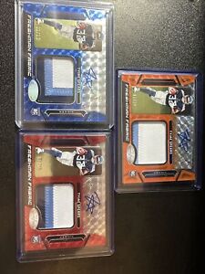 2023 Panini Certified Lot of (3) Tyjae Spears RPAs Numbered /30 Or LESS!!!