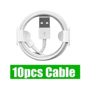 10 Pack Original USB Fast Charger 3FT Cable Cord iPhone 14 13 12 11 Pro X 8 7 6 - Picture 1 of 8