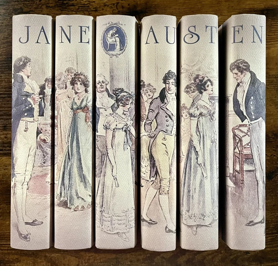 Easton Press By Design Jane Austen 6  Novel Clothbound Book Set. Made in the USA Foto 1 de 4
