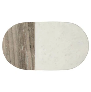 Typhoon Elements Oval Marble Serve Board Non Slip For Serving Desserts - Picture 1 of 5