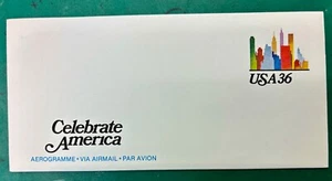 US Aerogramme, 36 c,  Unused. - Picture 1 of 1