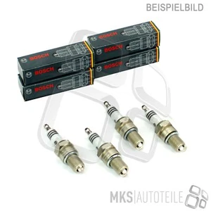 4 x BOSCH ZÜNDKERZE SET AUDI BMW FIAT MERCEDES PEUGEOT VW RENAULT OPEL 3908623 - Bild 1 von 1