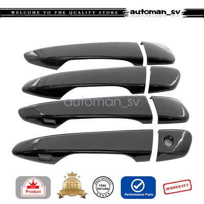 Cubierta de manija de puerta negra brillante con 2 SMT KH para Lexus IS250 C convertible 2,5 2015 Foto 1 de 4