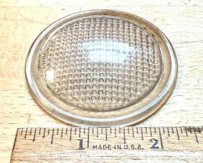 1930S 1940S 1950S Ford Chevy Dodge Nash Hudson Lente de vidrio de estacionamiento de respaldo?? Foto 1 de 4