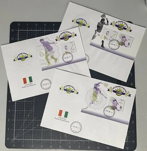 2018 Ivory Coast (3 Large FDC) Tennis - Rafael Nadal - Roger Federer - Sports - Picture 1 of 4