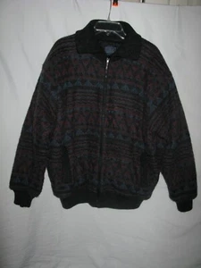Men's Boulevard By Block Acrylic Full Zip Long Sleeve Jacket, 1X - Picture 1 of 5