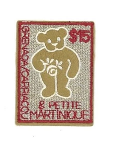 Grenada / Carriacou 2003 - Embroidered Cloth Teddy Bear Postage Stamp - MNH - Picture 1 of 1