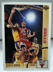 Upper Deck 1991-92 #125 Scottie Pippen Chicago Bulls - Foto 1 di 2