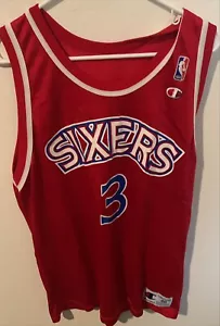 Camiseta deportiva para hombre Champion Allen Iverson Rookie talla 48 XLarge vintage - Imagen 1 de 2