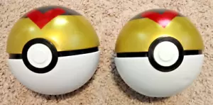 2x Level Ball Pokemon Collectible Tin: Yellow, Red, and Black Pokeball (Empty) - Picture 1 of 5