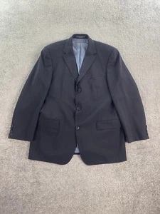 Hugo Boss Suit Jacket 42 R Black Wool Scorsese Movie USA Luxury Designer Sport - Picture 1 of 16
