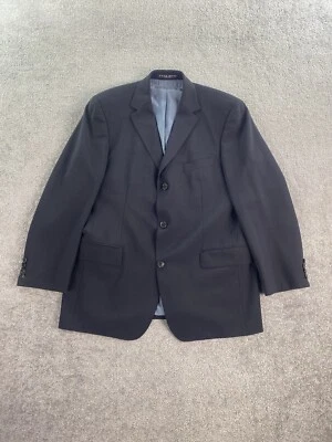 Hugo Boss Traje Chaqueta 42 R Negro Lana Scorsese Película EE. UU. Lujo Diseñador Deporte Foto 1 de 4