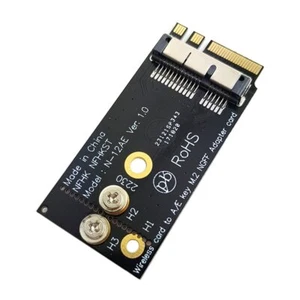 BCM94360CS2 BCM943224PCIEBT2 Wireless Card to NGFF M.2 Key A/E-Key Adapter - Picture 1 of 8