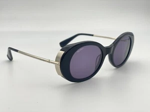 MaxMara MALIBU10 MM0080 Women’s Oval Black Sunglasses New - Picture 1 of 7