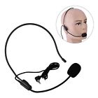 Mini 3.5Mm Head Mounted Wired Microphone Condenser Mic For Voice Amplifier Speak