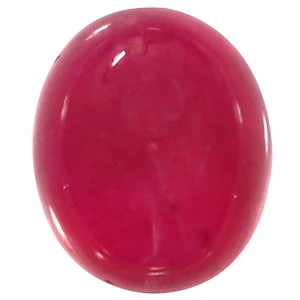 7.13 Ct Sizzling Perfect Oval Cab 11.1 x 9.2 MM 100% Natural Red Mozambique RUBY - Picture 1 of 4