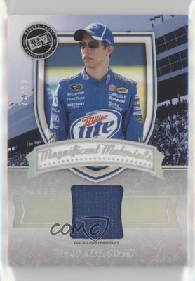 2011 Press Pass Fanfare Magnificent Materials Holofoil /50 Brad Keselowski - Image 1 of 2