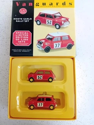 JUEGO DE RALLY LLEDO VANGUARDS 1:43 MONTE CARLO - 2 x MINI COOPER MC1002  Foto 1 de 4