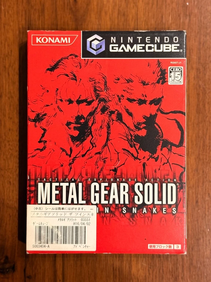 Metal Gear Solid The Twin Snakes Nintendo GameCube Japón Importación NTSC-J Konami Foto 1 de 4