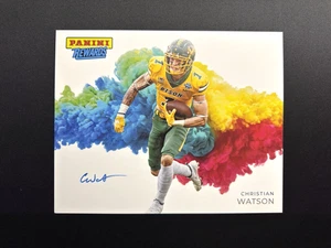 2022 Panini Rewards Color Blast CHRISTIAN WATSON Rookie 8x10 Auto NDSU BISON - Bild 1 von 12