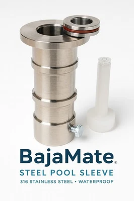 Paraguas Soporte Piscina Baja Estante Sol Acero Inoxidable 316 Piscina Manga (IMPRESIONANTE) Foto 1 de 4