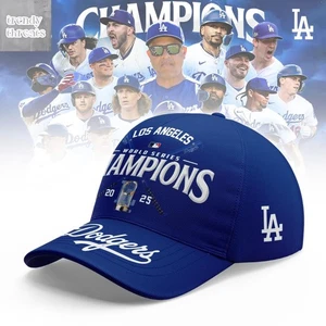 HOT!! LA Dodger Back To Back World Series 2025 (3 color) Cap Hat Gift For Fan - Picture 1 of 5