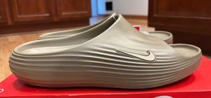 Nike ReactX Rejuven8 Slide Khaki HV4479 200 Men's Size 15 - Picture 1 of 9