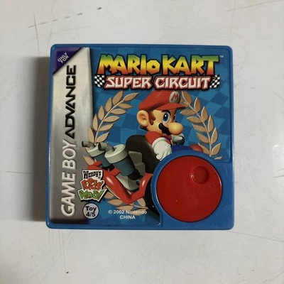 Mario Kart Super Circuit Gameboy Advance Vintage 2002 Wendy's Kid Meal Nintendo Foto 1 de 4