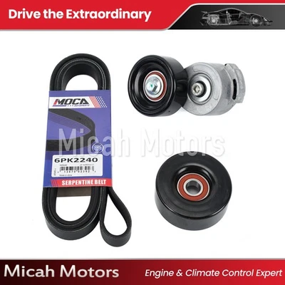 Serpentine Belt Component Kit 90K38385A for 1997-2006 Ford Ranger Mazda B3000 - Image 1 of 4