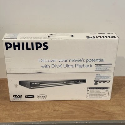 DVD Player Divx Ultra Reprodução Phillips DVP5140/37 Digitalização Progressiva Novo - Imagem 1 de 3