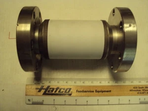 2-3/4 conflat Ceramic Insulating spool adapter; 4"face-face;1-3/16 bore; 1 rotat - Picture 1 of 2