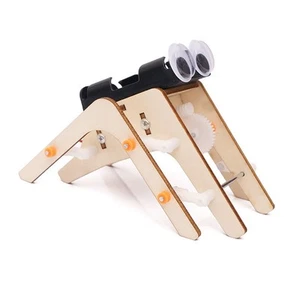 Wooden Walking Robot Robot DIY Assemble Model Science Technology8844 - Picture 1 of 9