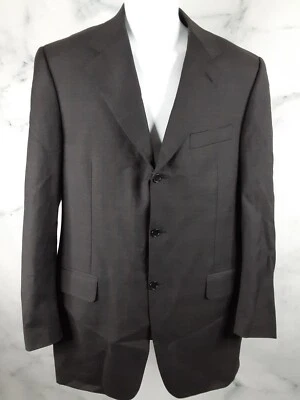 CHAQUETA ABRIGO CANALI GRIS ROJO MARRÓN LANA RAYAS 40 L The Red Barn Apparel Foto 1 de 4