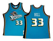 Grant Hill Detroit Pistons Signed Jersey Mitchell & Ness Swingman  Beckett COA